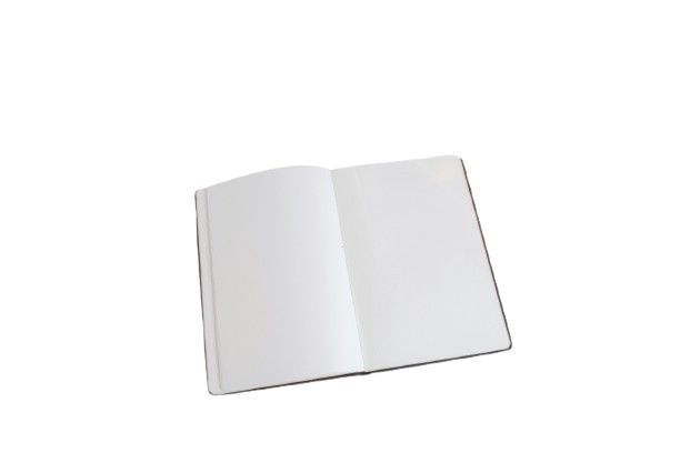 foto de una libreta en blanco